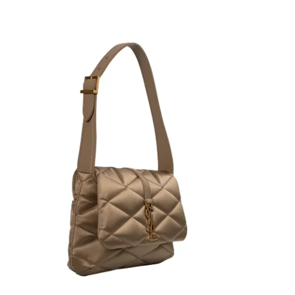 Yves Saint Laurent Vintage Pre-owned Suede handbags Brown Dames