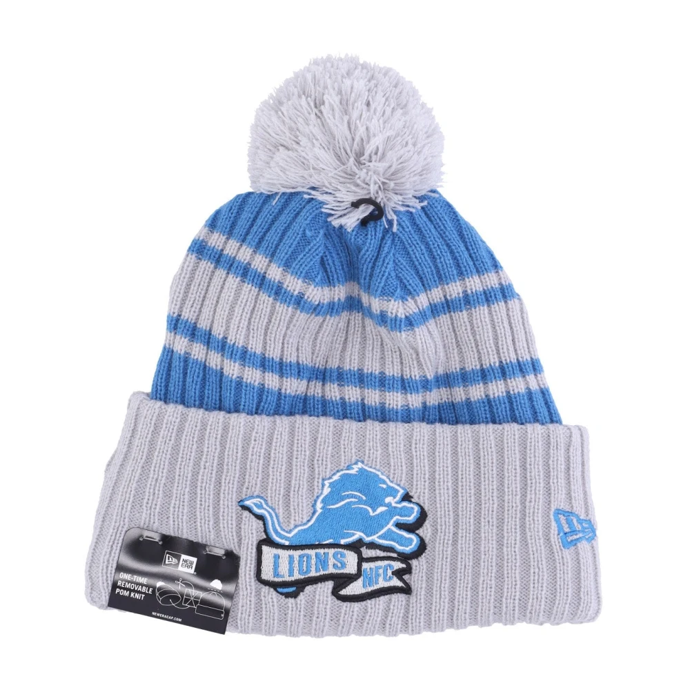 New era NFL Pom Beanie Hat Detroit Lions Multicolor Heren