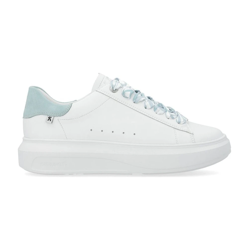 Rieker Adelia Lace-Up Sneaker White, Dam