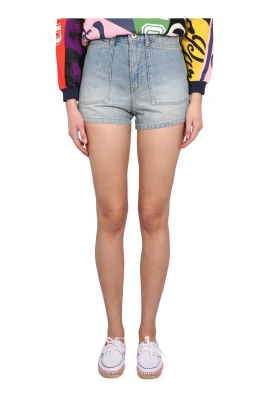 Stone Bleach Dirty Denim Short