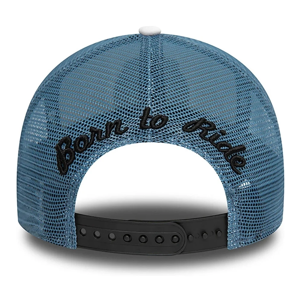 new era Wit Blauw Moto Guzzi Trucker Hoed Multicolor Heren