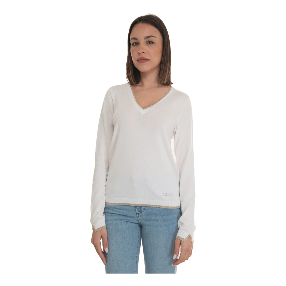 Knitwear > V-neck Knitwear - - Liu Jo - Modalova