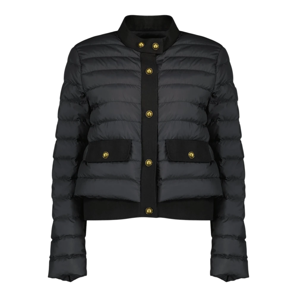 Moncler Black Down Jackets, Female, Xl, Juju Short Down Jacket