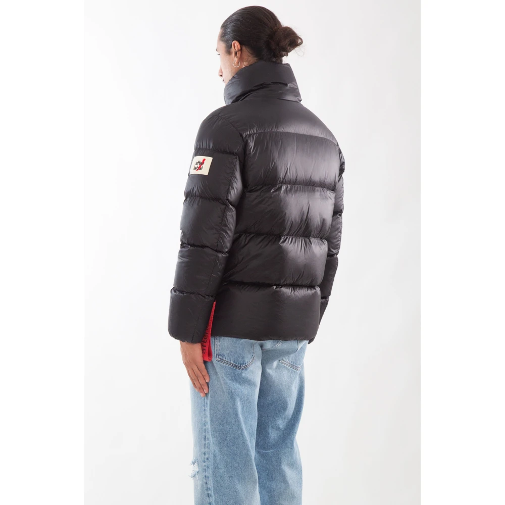 Afterlabel Glanzende donsjas in Chamonix Black Heren