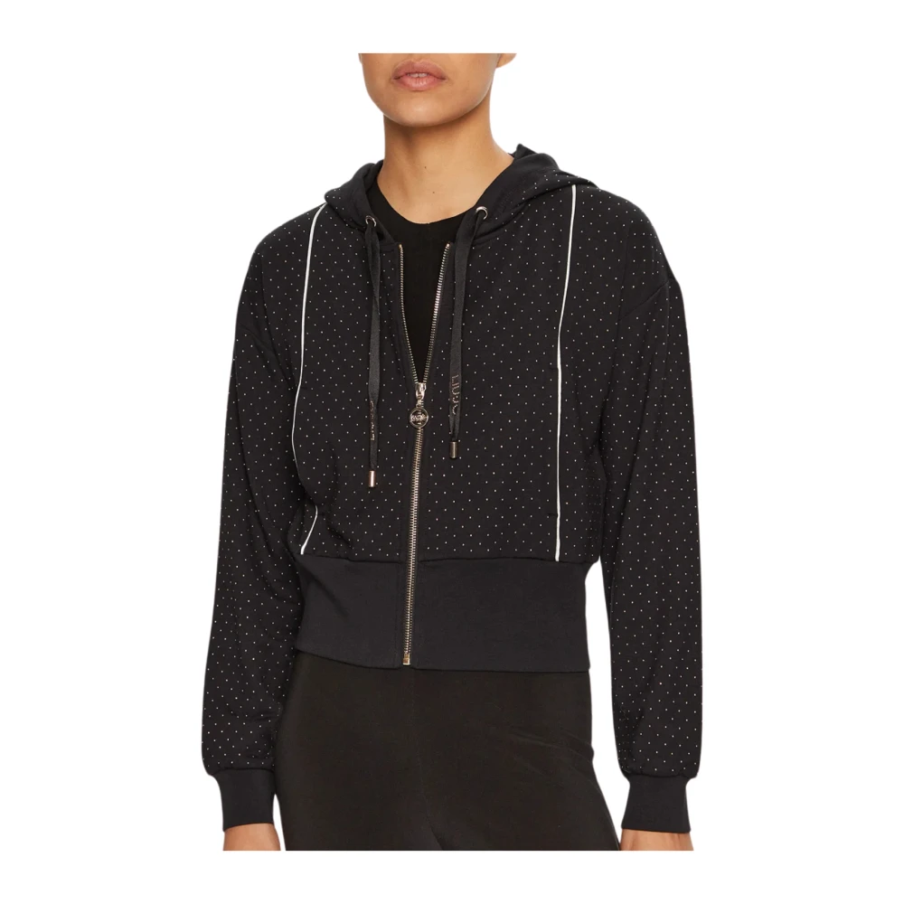 Liu Jo Studded Sweatshirt in Zwart Black Dames