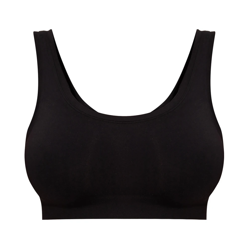 Hanro Kvinno Svart Underkläder Dam, Xs, Läder, Touch Feeling Bustier