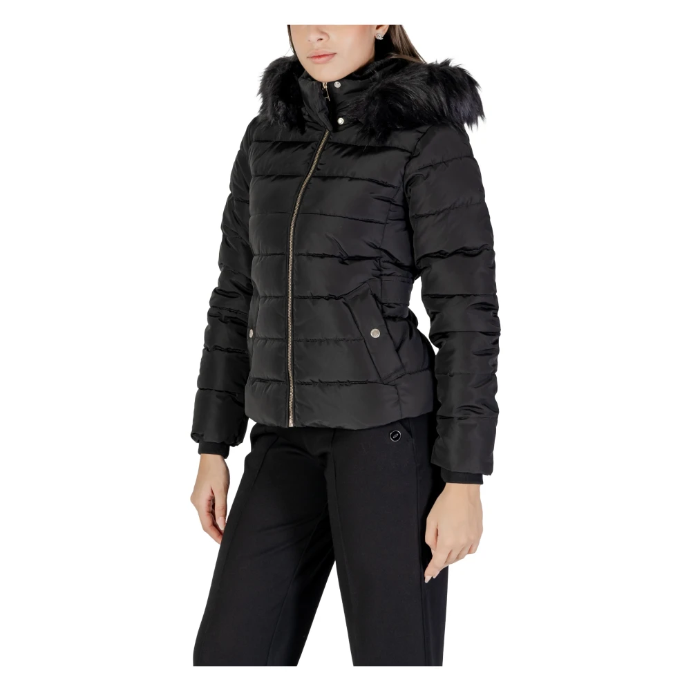Only Bont Gevoerde Jas Vrouwen Black Dames
