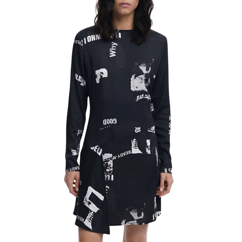 Desigual Donna Nero Abiti, M, New,