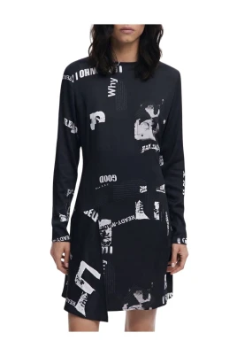 Nero Viscosa Dress