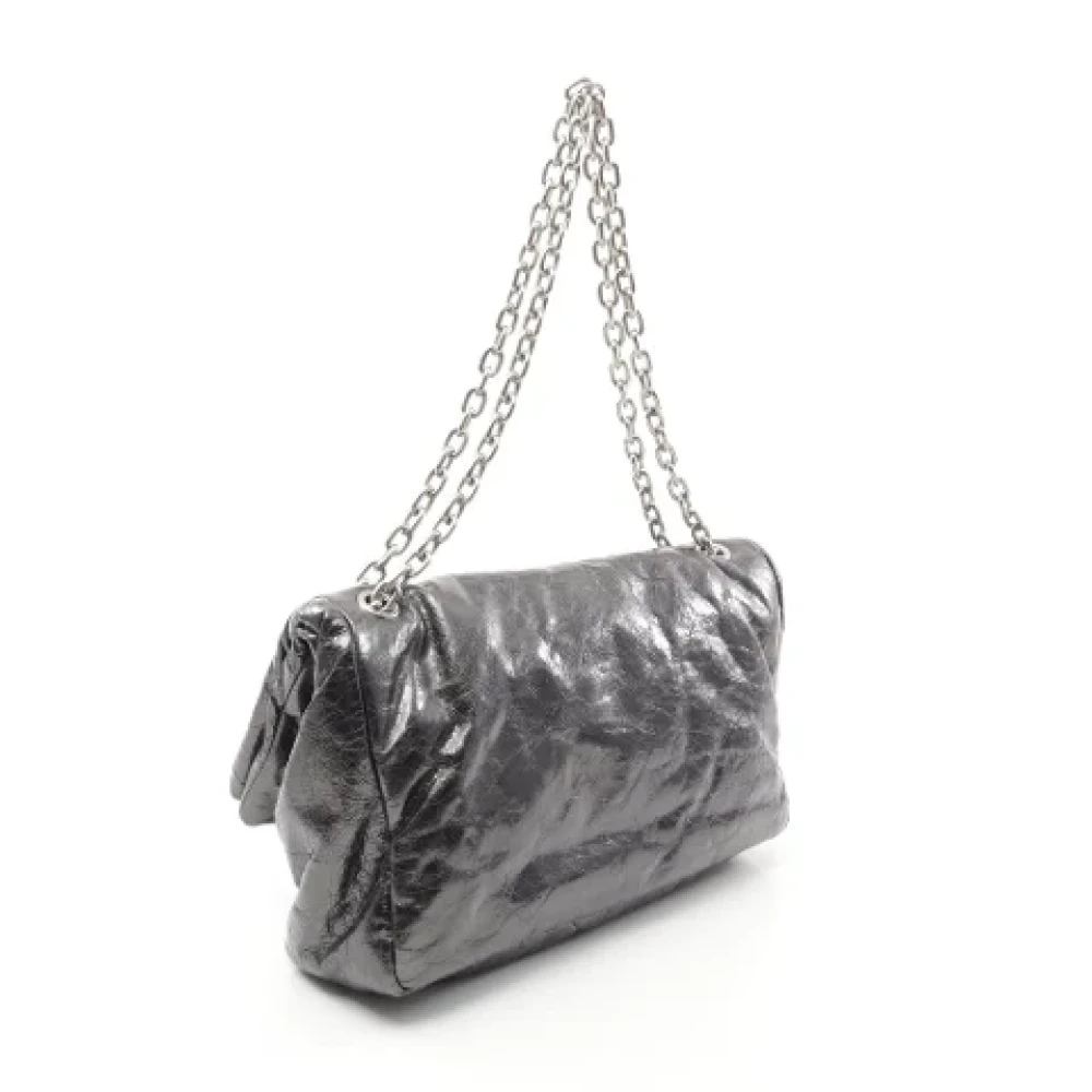 Balenciaga Vintage Pre-owned Leather balenciaga-bags Gray Dames