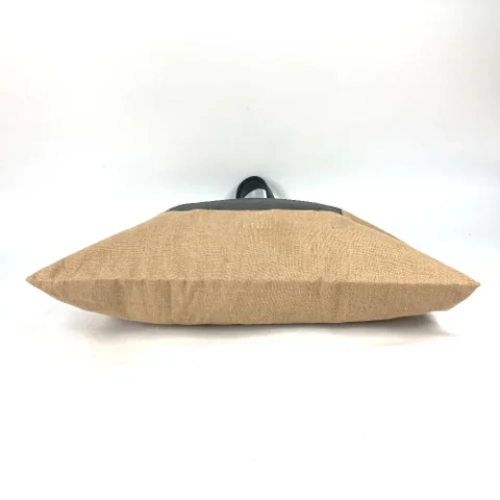 Fendi Vintage Pre-owned Fabric fendi-bags Beige Dames