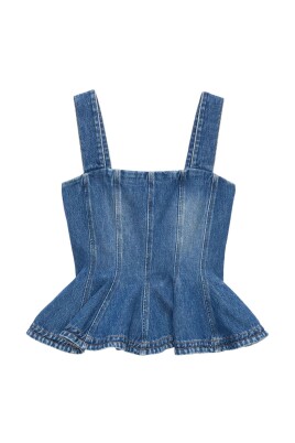 topwear-peplum-en-denim-bleu