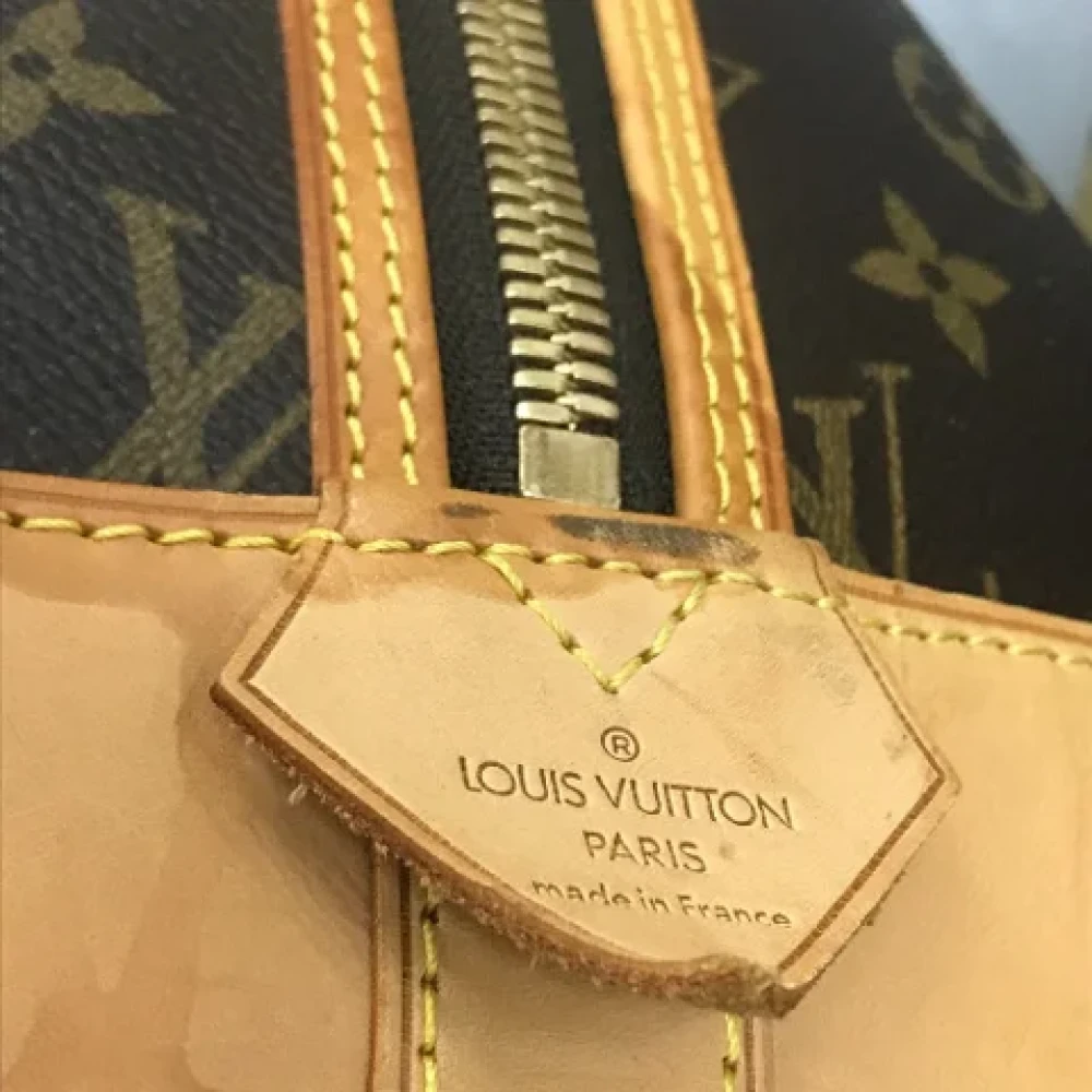 Louis Vuitton Vintage Pre-owned Cotton louis-vuitton-bags Brown Dames