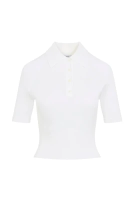 Ivory Knit Polo