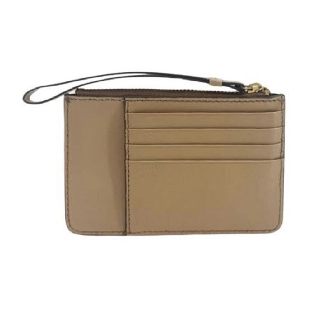 The Bridge Elegante Beige Portemonnee met Ritssluiting Beige Dames