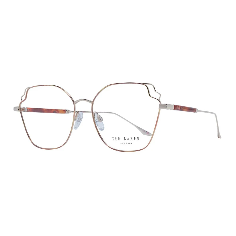 Ted Baker Gouden Vierkante Optische Frames voor Vrouwen Yellow Dames