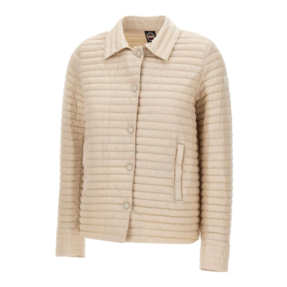 Colmar Women's Beige Winter Jackets, M, Ultra-Light Down Jacket With Collar