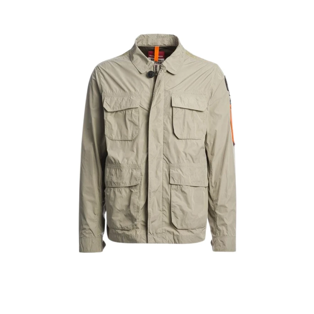 Parajumpers Zilver Salie Stijlvolle Jas Beige Heren