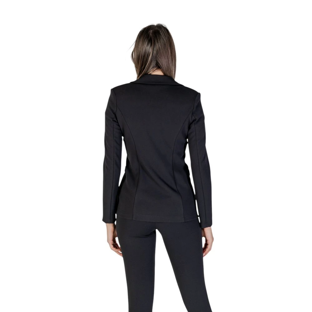 RINASCIMENTO Zwarte Polyester Damesjasje Lente Zomer Black Dames