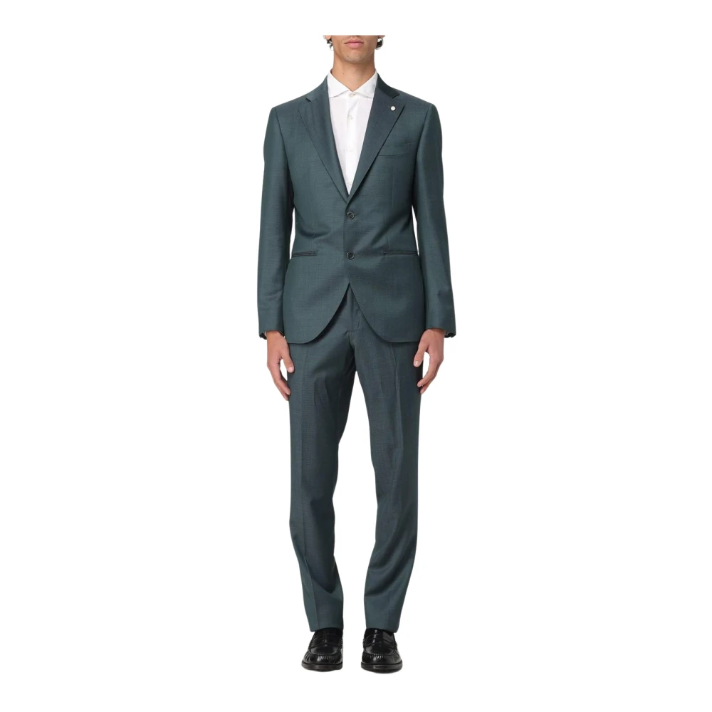 Suits > Suit Sets > Single Breasted Suits - - Luigi Bianchi Mantova - Modalova