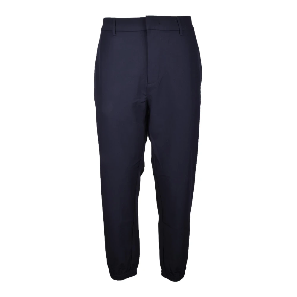 Emporio Armani Elegante Stretch Broek Blue Heren