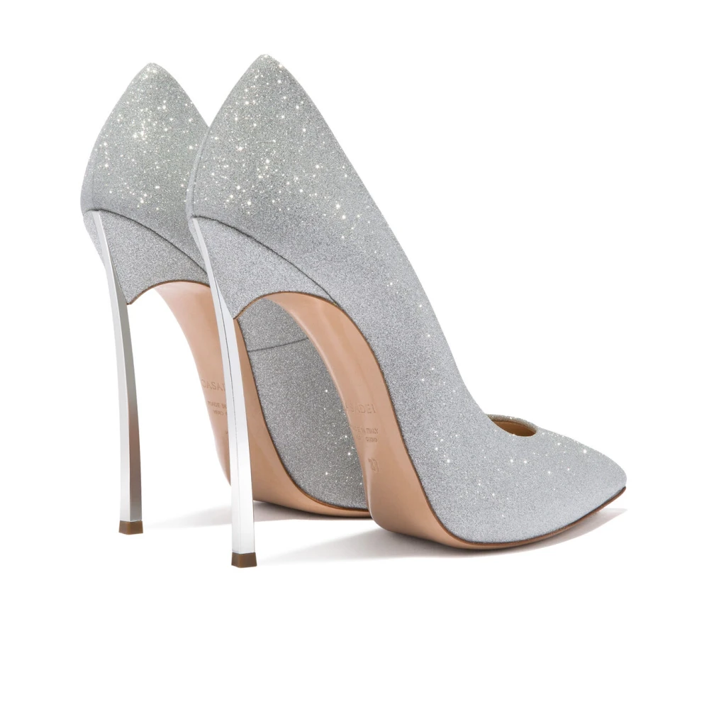 Casadei Iconische Blade Pumps Gray Dames