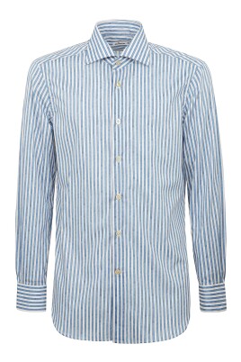 regular-fit-french-collar-patterned-shirt