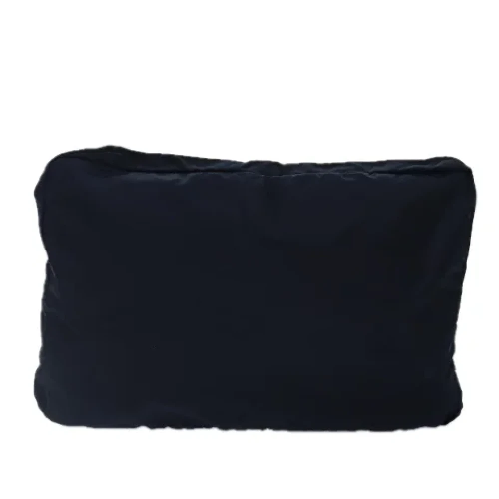 Prada Vintage Pre-owned Nylon wallets Blue Dames