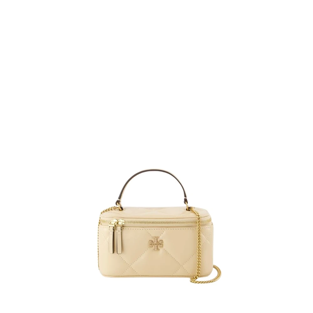 TORY BURCH Diamanten Vanity Crossbody in Beige Dames