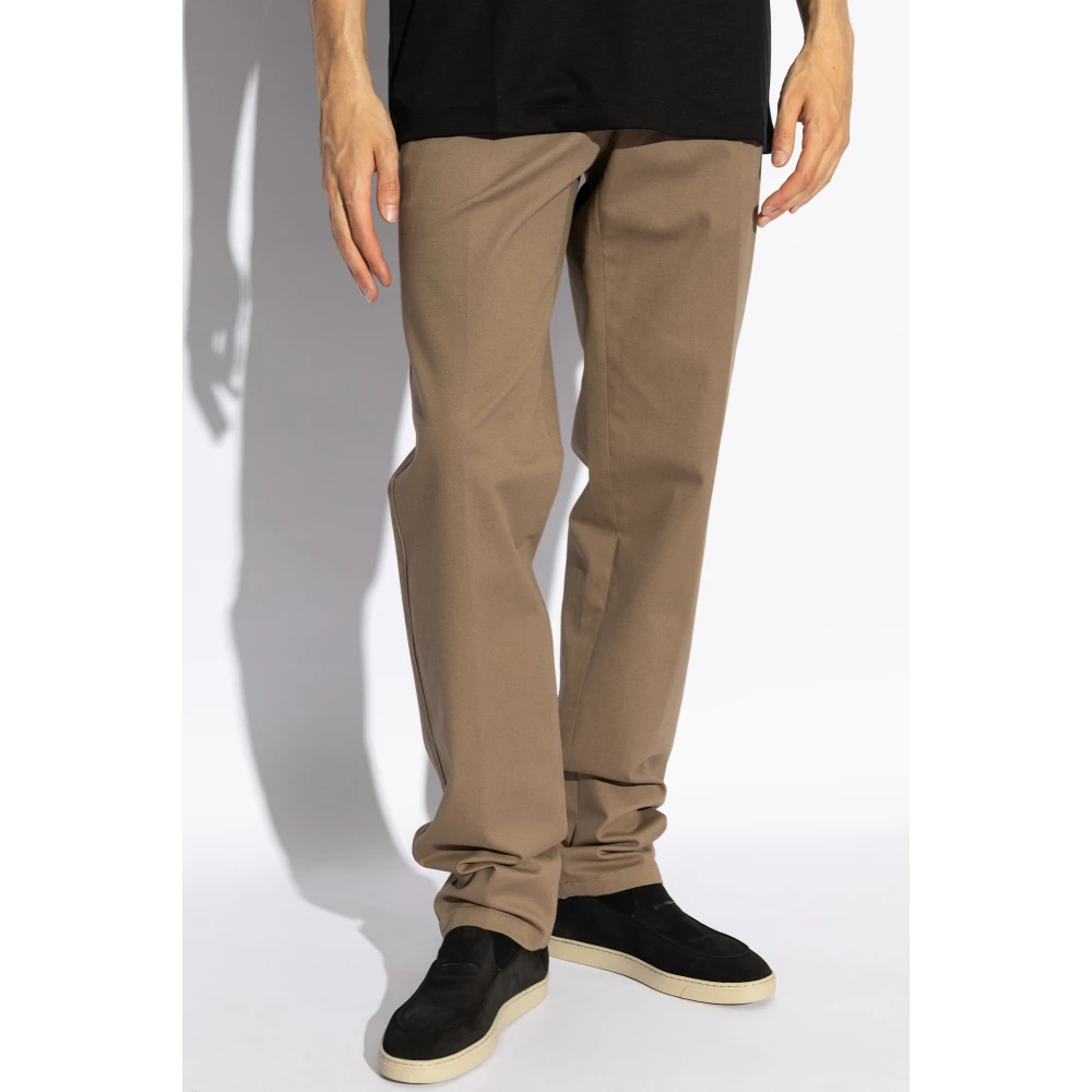 Giorgio Armani Katoenen broek Beige Heren