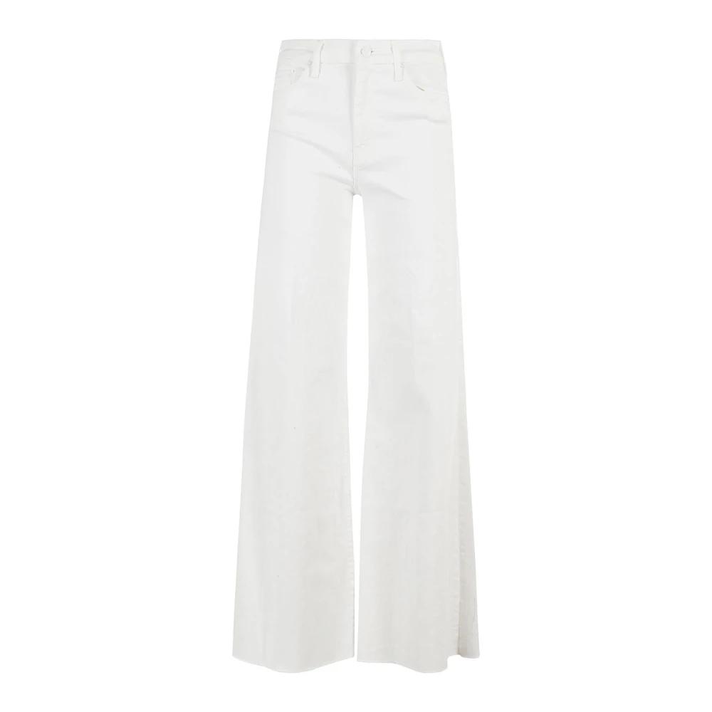 Mother Stijlvolle Roller Fray Jeans White Dames