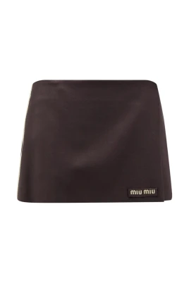 Mohairblandad Minikjol