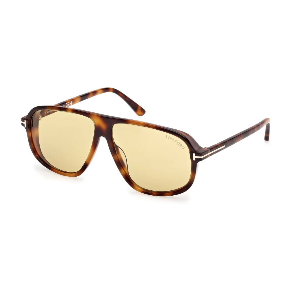 Tom Ford Unisex Brown Ft1208 53E Sunglasses - Sunglasses - 61 Mm - Accessories