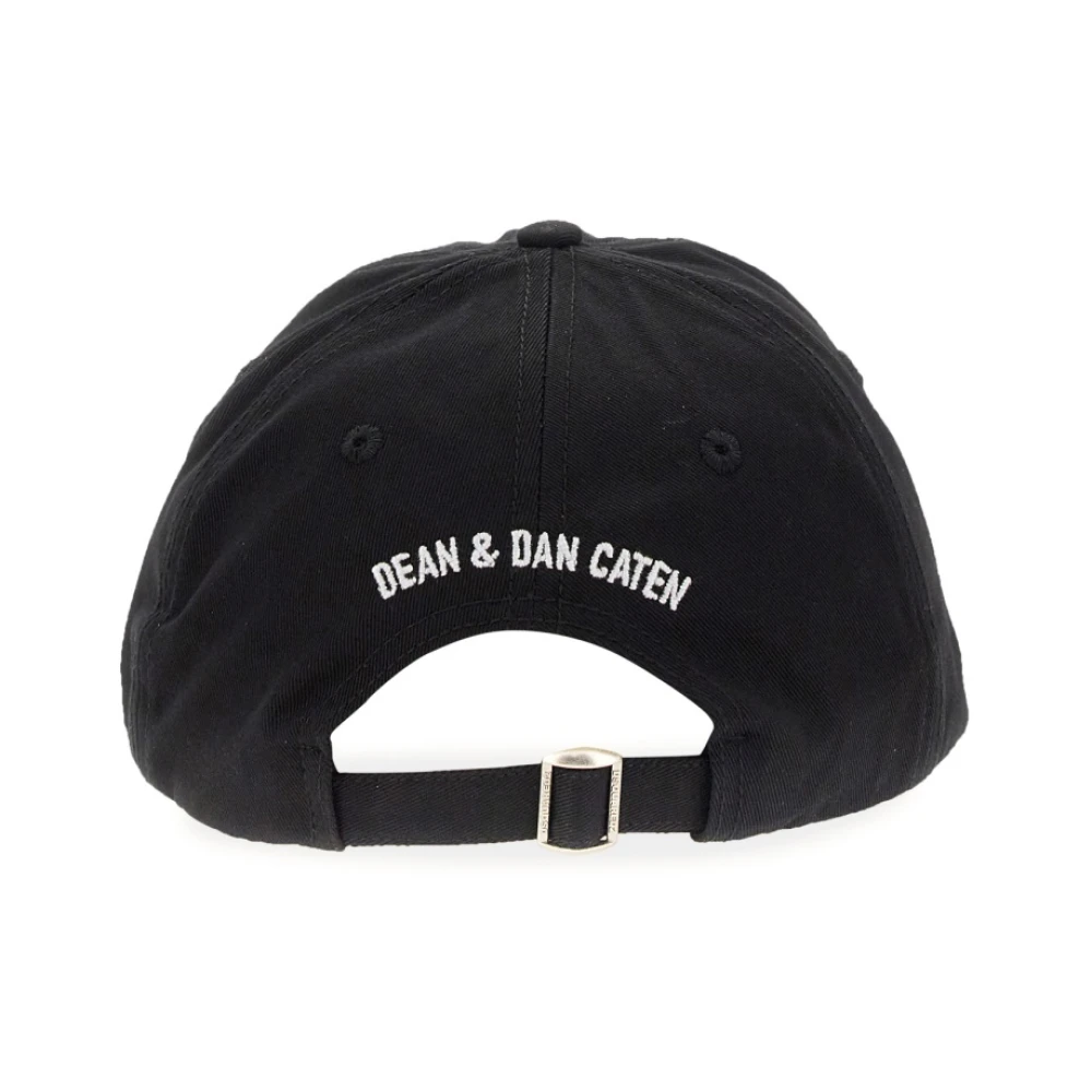 Dsquared2 Logo Katoenen Baseballpet Black Heren