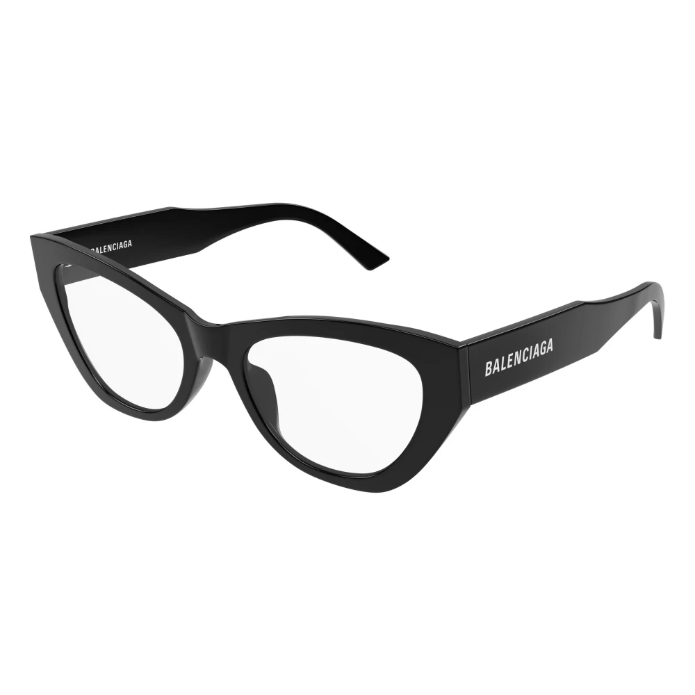 Balenciaga Women's Black Glasses, 53 Mm, Cat-Eye Optical Frame