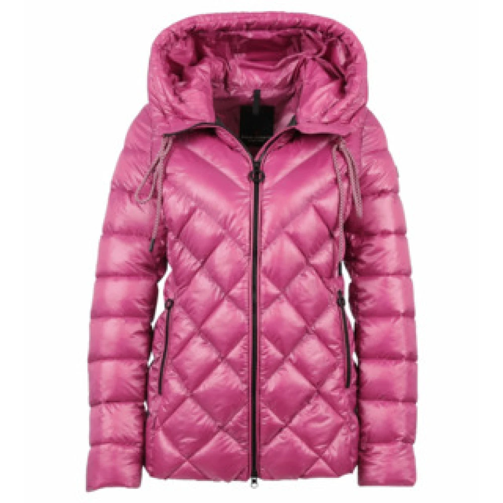 Fuchs Schmitt Gewatteerde Hooded Donsjas Pink Dames