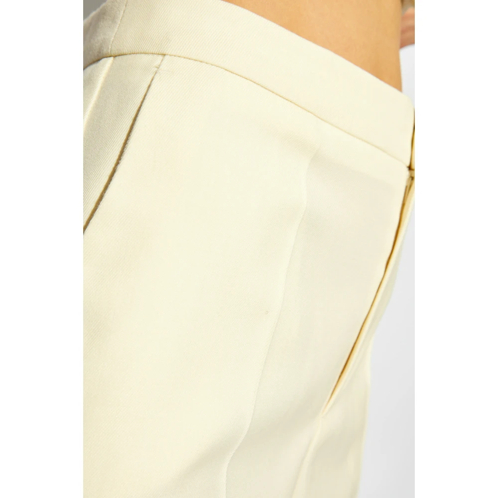 Moncler Geplooide broek Beige Dames
