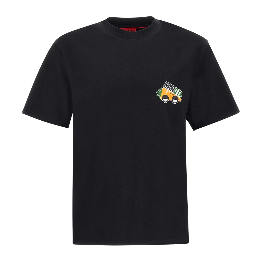 Hugo Boss Heren Zwart Logo T-shirt Black Heren