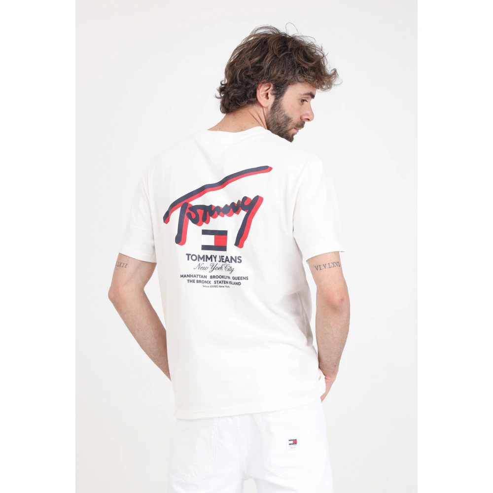 Tommy Jeans T-Shirts White Heren