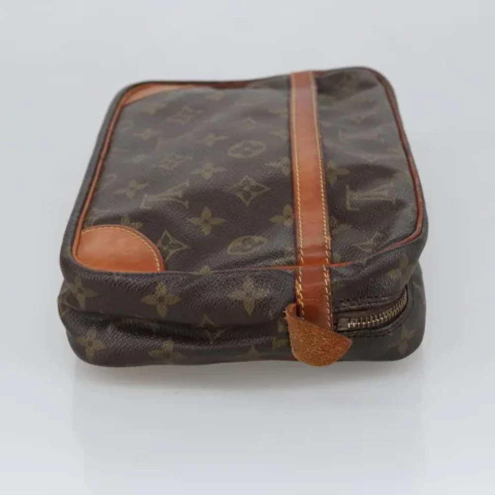 Louis Vuitton Vintage Pre-owned Canvas clutches Brown Dames