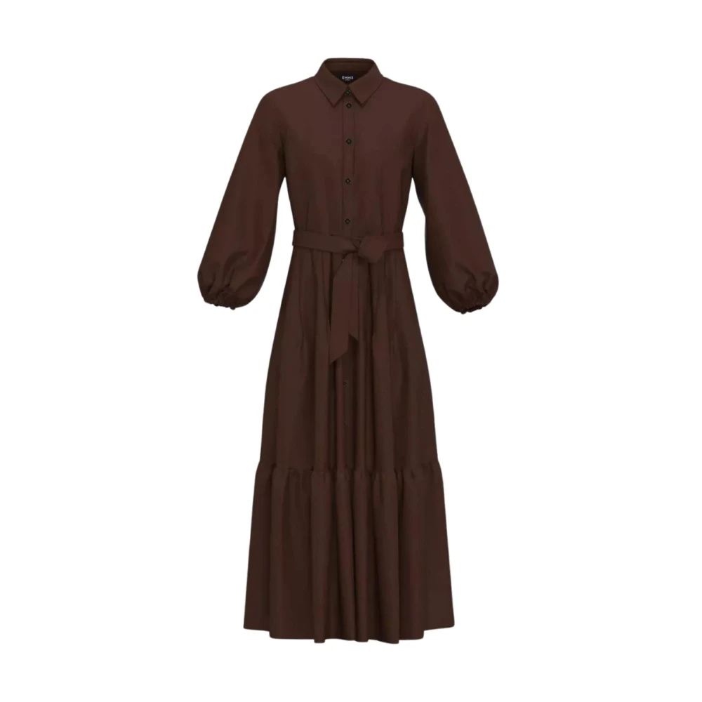 Marella Elegante Nitrite Jurk Brown Dames