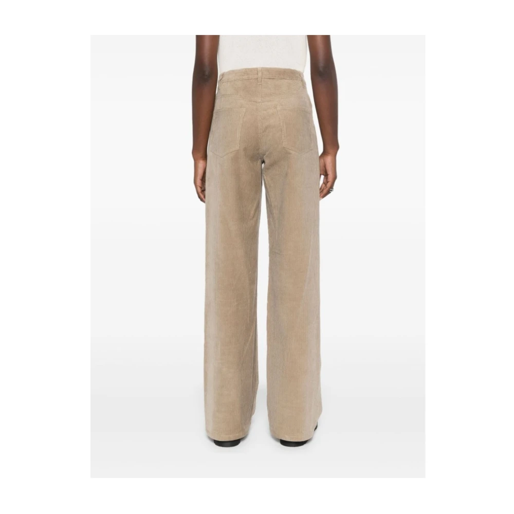 A.p.c. Wijde Broek Zomerse Stijl Beige Dames