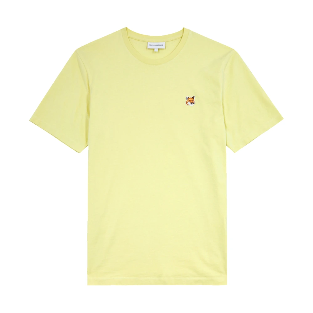 Maison Kitsuné T-Shirts Yellow Heren