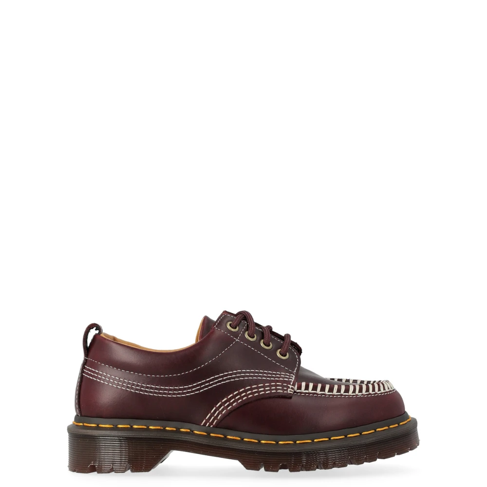 Dr. Martens Men's Red Lowell Lace-Up Shoe - Laced Shoes - 7 Uk - Shoes