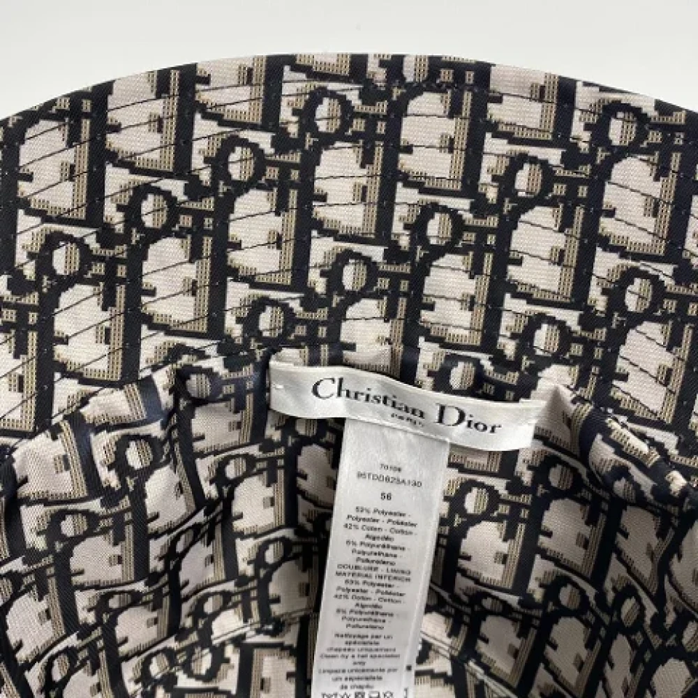 Dior Vintage Pre-owned Fabric hats Black Dames