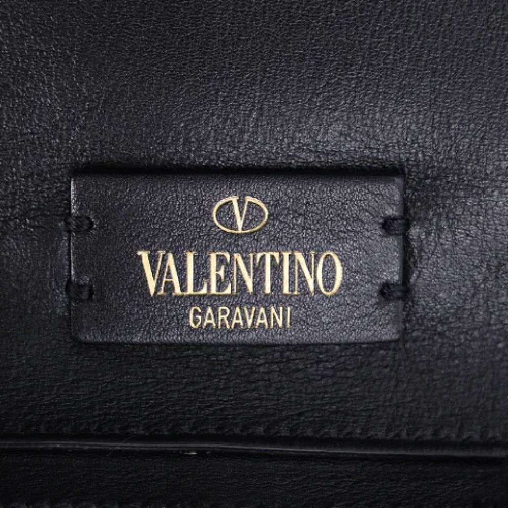 Valentino Vintage Pre-owned Leather handbags Black Dames