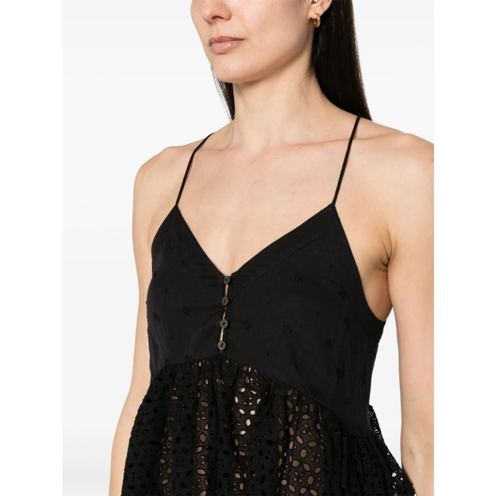 Isabel Marant Étoile Zwarte Top voor Vrouwen Black Dames