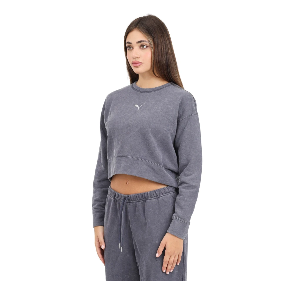 Puma Dare TO Crewneck Sweater Gray Dames