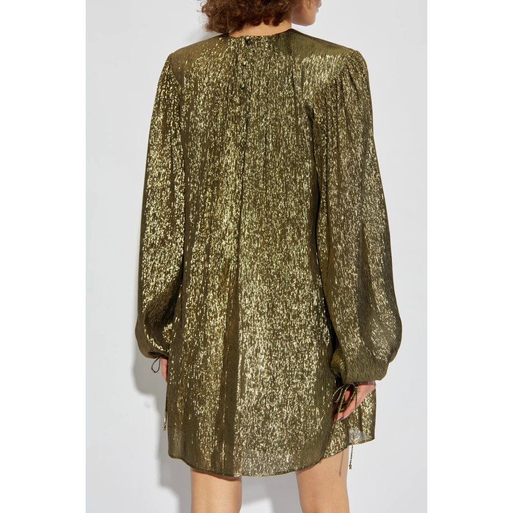 Chloé Jurk met Lurex-draad Yellow Dames
