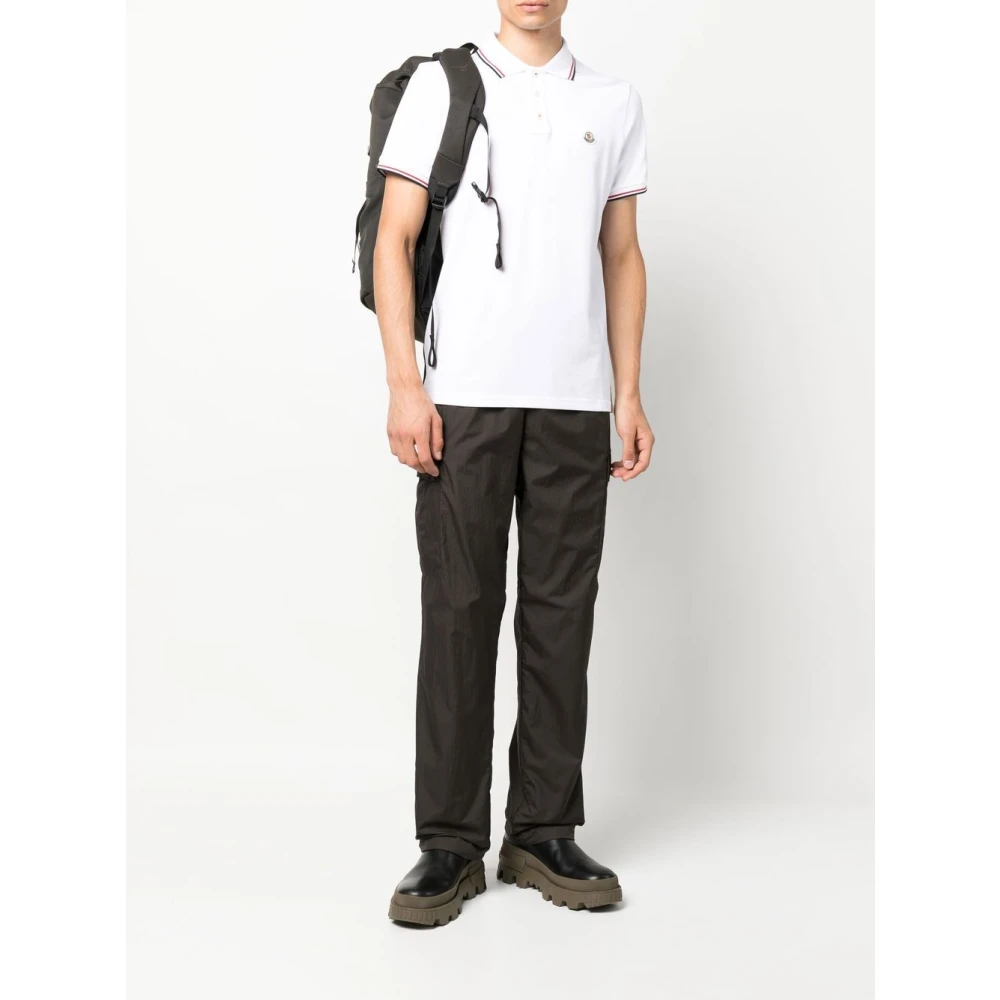 Moncler Witte T-shirts en Polos White Heren